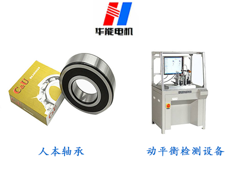 盛華電機(jī)選用優(yōu)質(zhì)軸承
